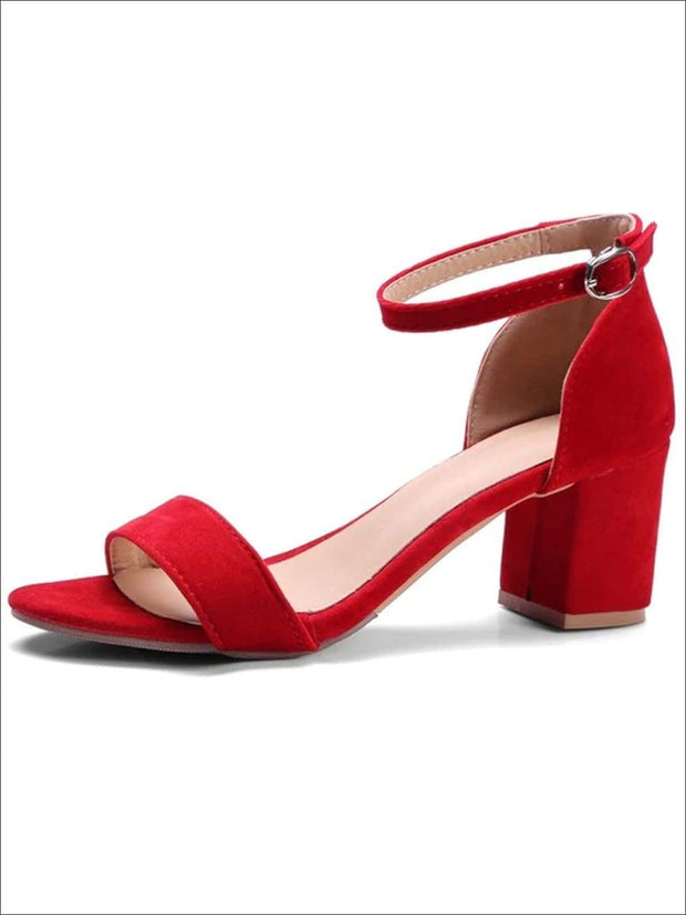 mia red sandals