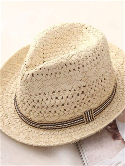 Unittype Floppy Hats for Women Classic Wide Brim Hat Felt Panama Hat with Adjustable Belt Buckle Panama Jazz Dress Hat