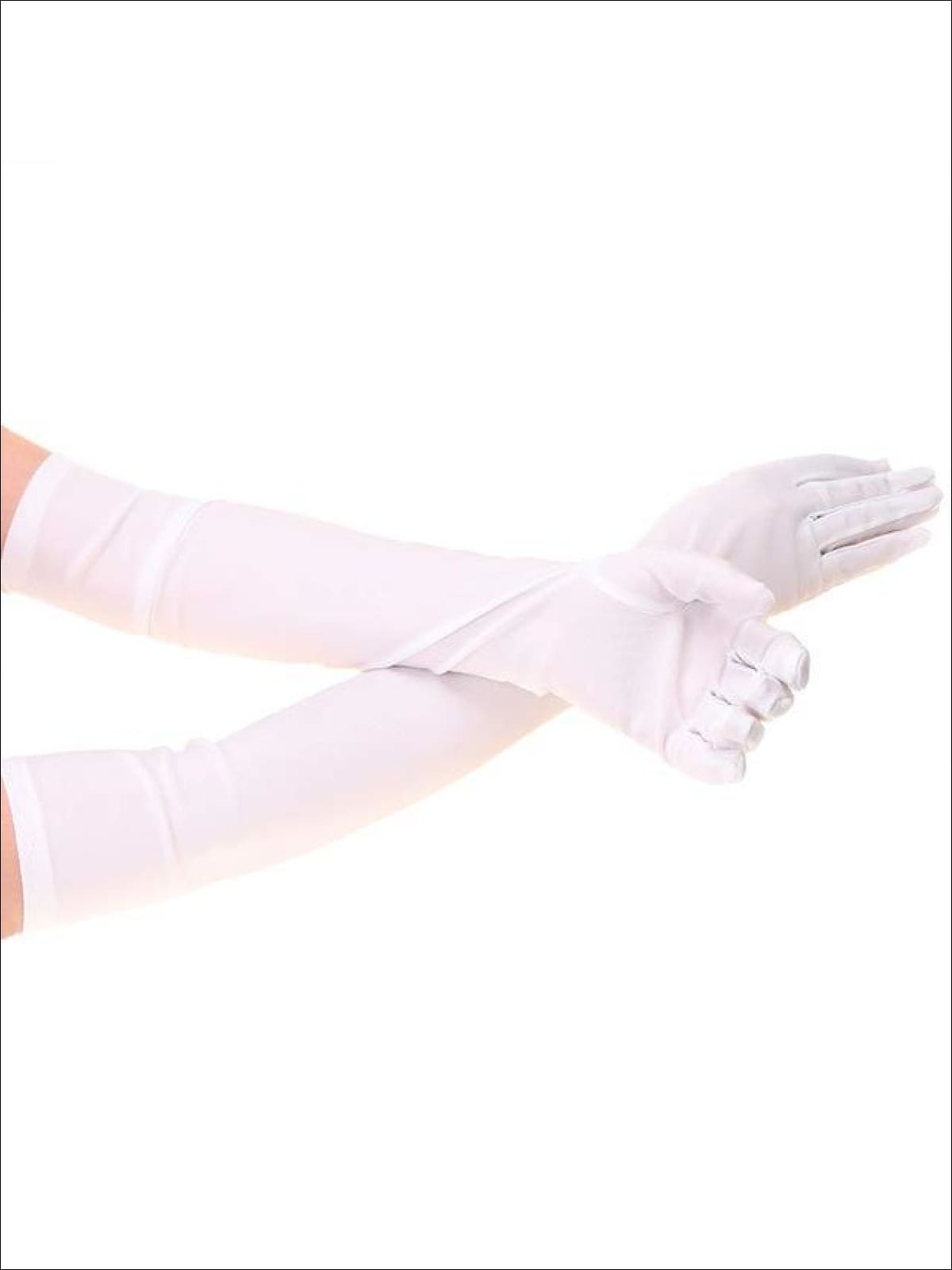 baby satin gloves