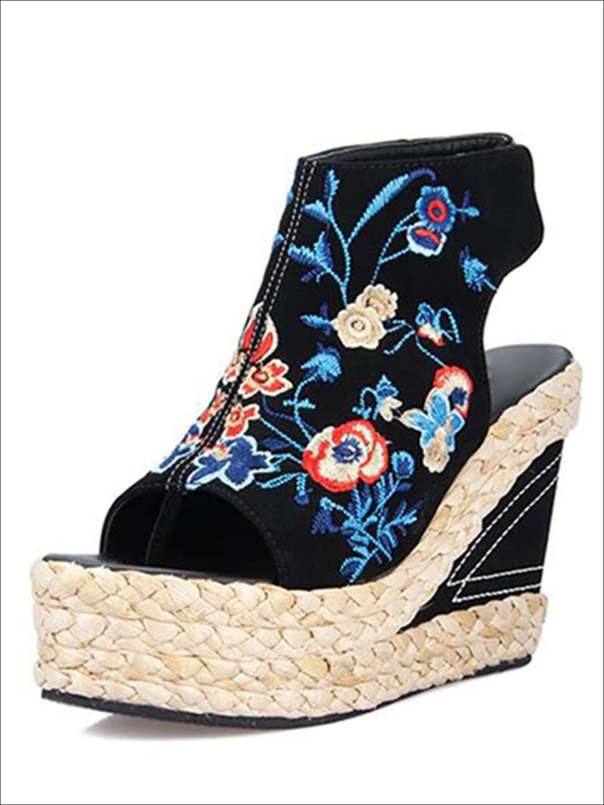 Floral Women's Wedge Sandals