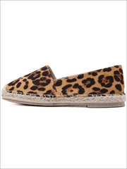 womens leopard print espadrilles