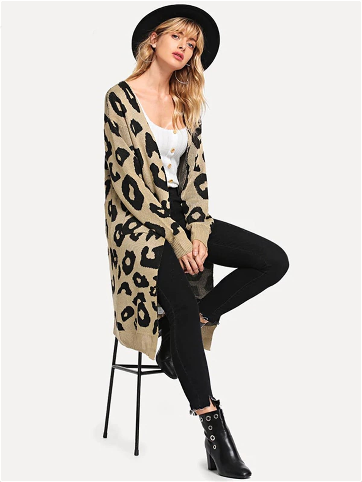 Women's Animal Print Cardigans, Leopard Print Cardigans