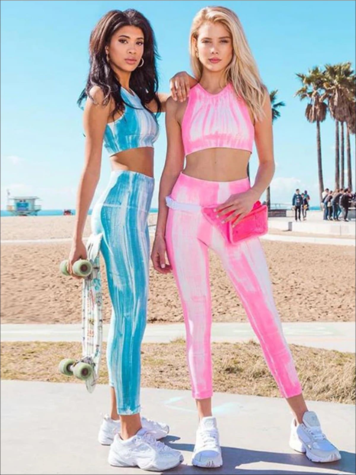 girls crop top and leggings set