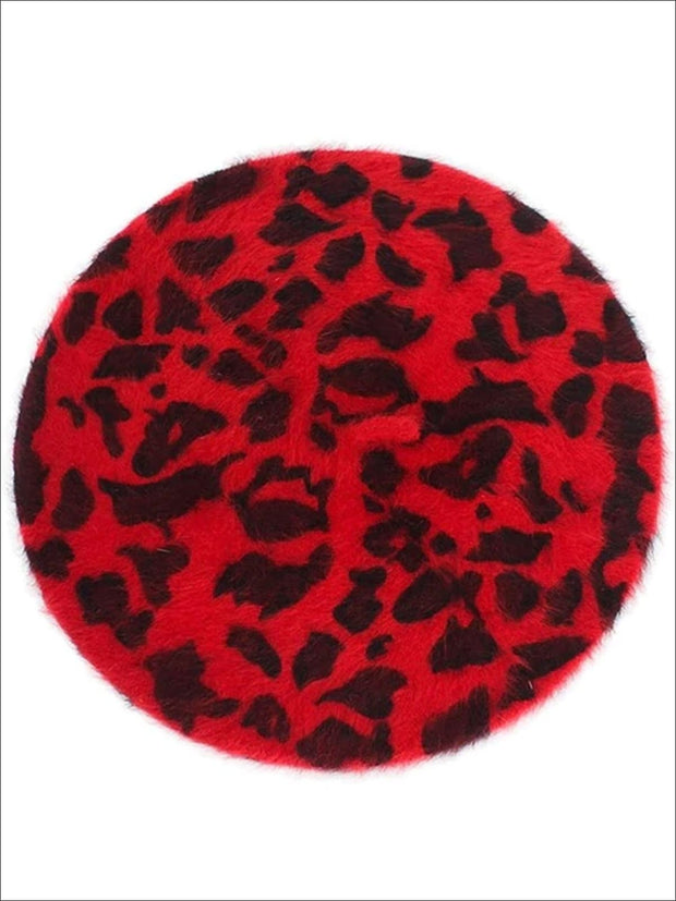 leopard print with red accessories