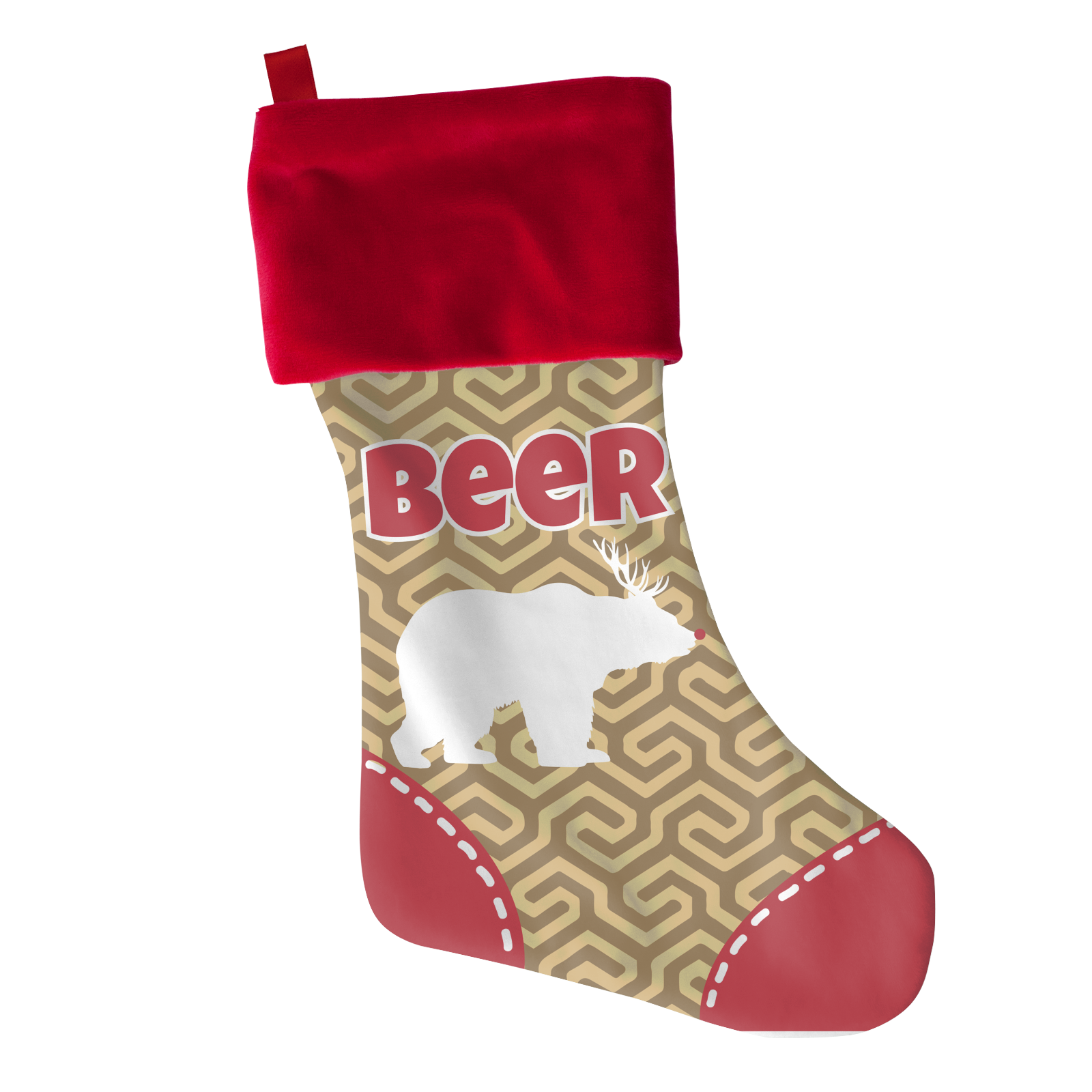 Beer Christmas Stocking Beer Xmas Stocking