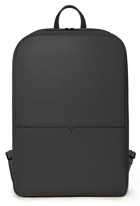 The Tech Backpack in Soft Leaf - Black