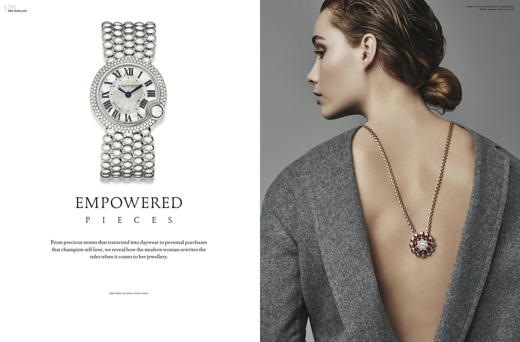 magazine spread empowered jewelry fred and far self love pinky ring