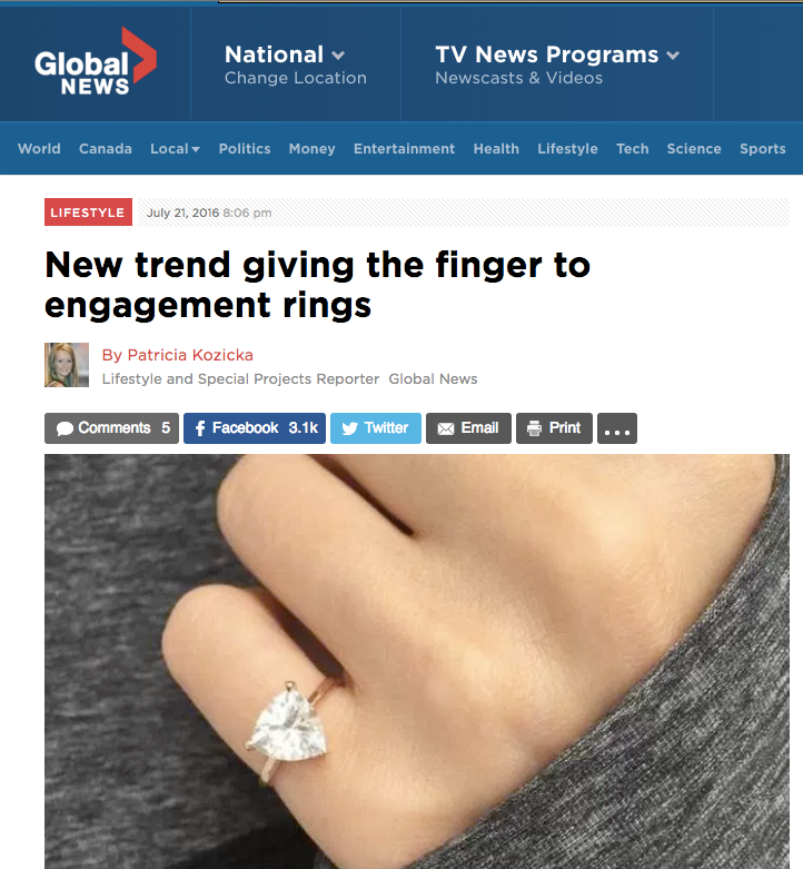 global news canada self love pinky ring trend