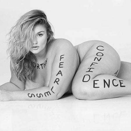 Hunter McGrady confidence photoshoot