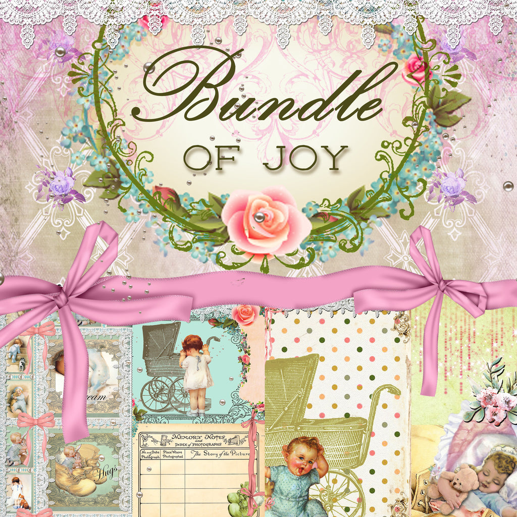 Download Bundle of Joy Digital Paper Collection - 10 Papers/Designs ...