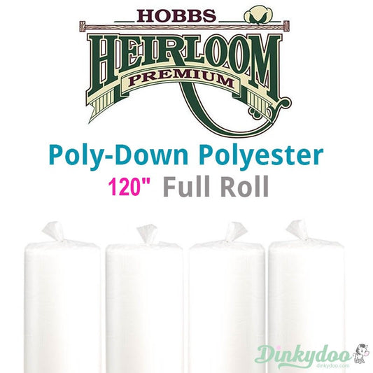 Hobbs Heirloom Cotton Poly Quilt Batting 120 inch Wide Roll