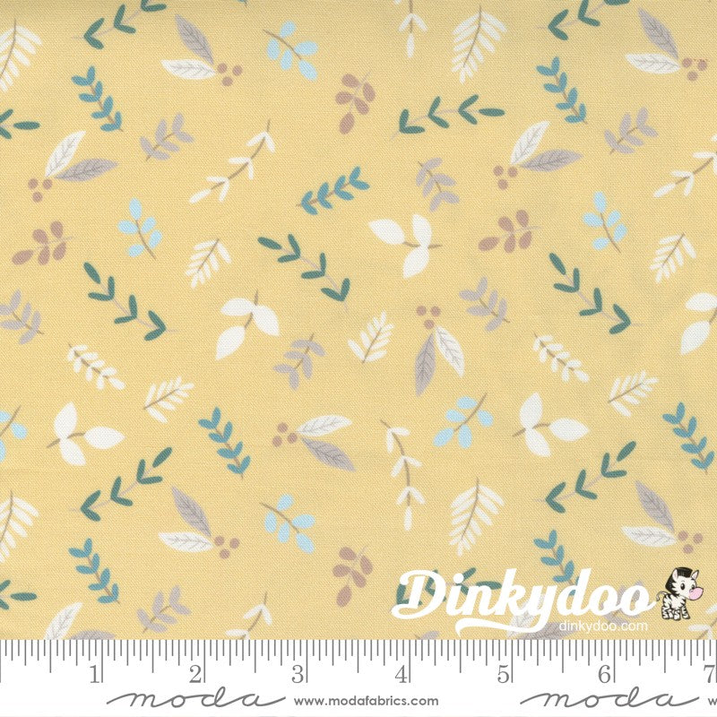 Little Ducklings - Foliage in Mustard - Paper & Cloth Design Studio - Moda