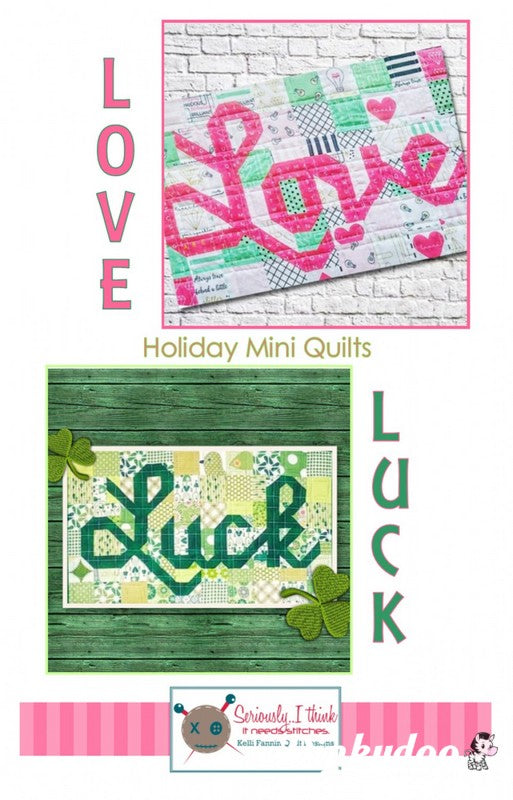 Gnomeo & Juliet Mini Quilt Series Pattern by Kelli Fannin 611745892531 -  Quilt in a Day Patterns