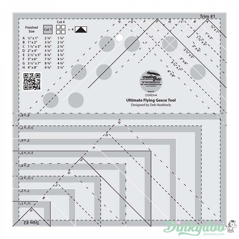creative grids flying geese ruler