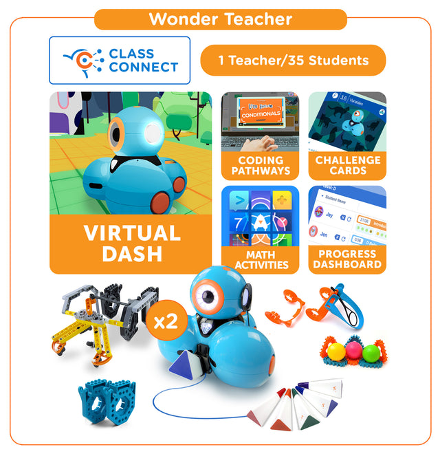 Wonder Workshop Dash – Coding Robot for Kids 6+ – Voice Activated –  Navigates Objects – 5 Free Programming STEM Apps – Creating Confident  Digital