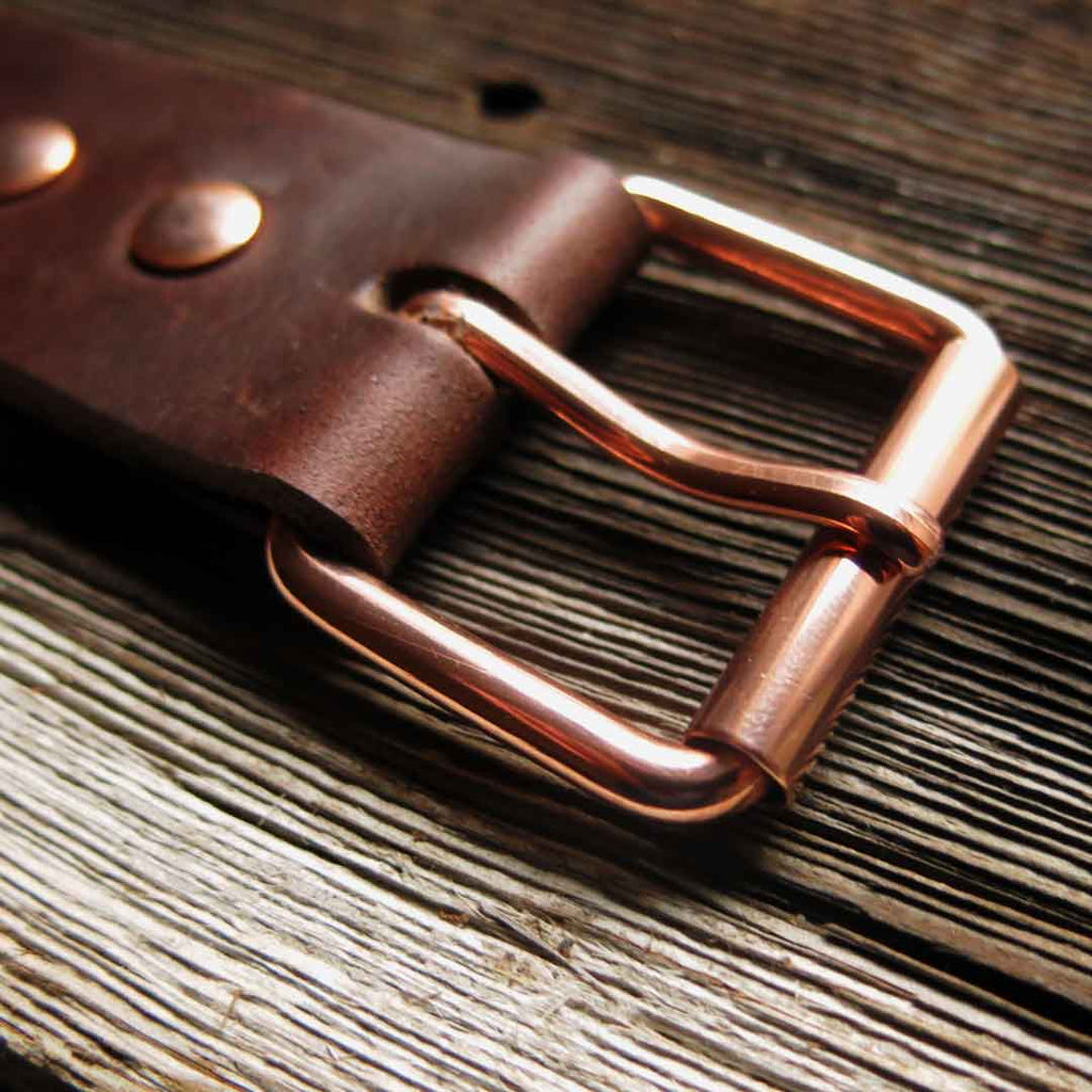 NEW Extra Strong - Copper Belt Buckle - All Sizes Available