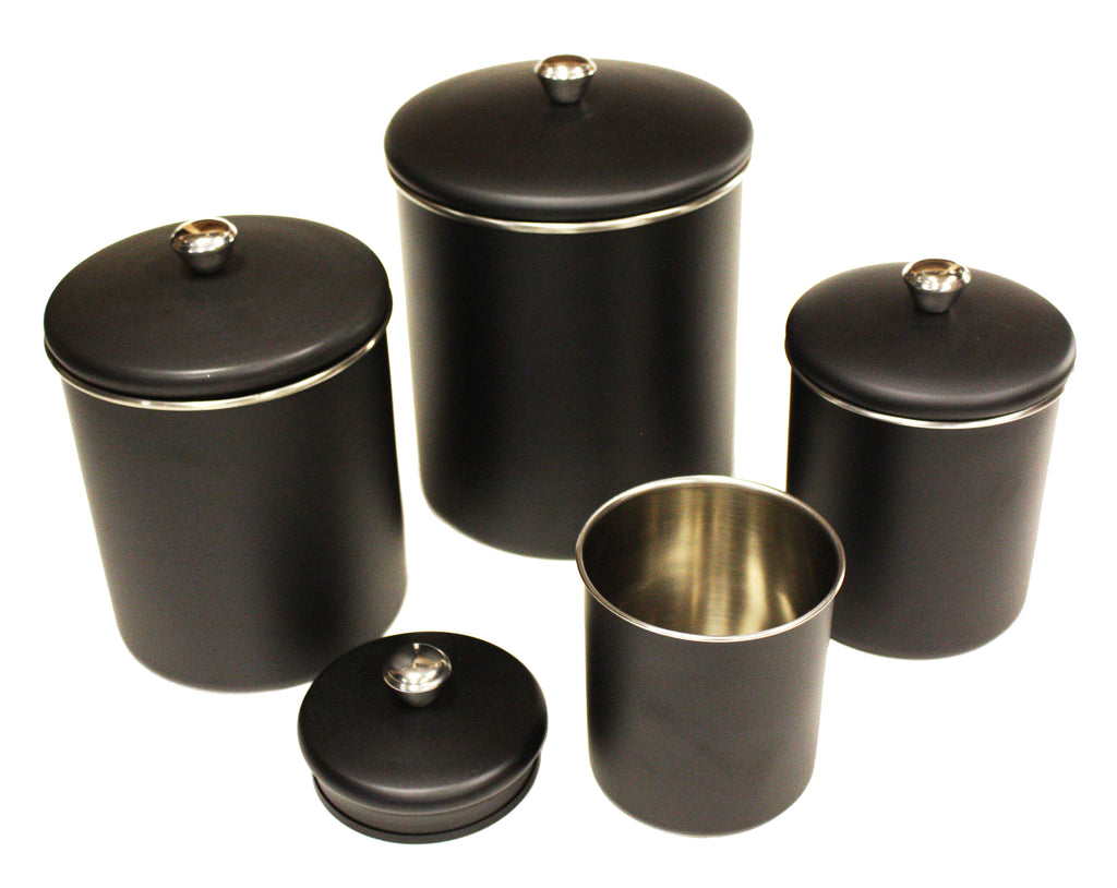 black canisters for kitchen        <h3 class=