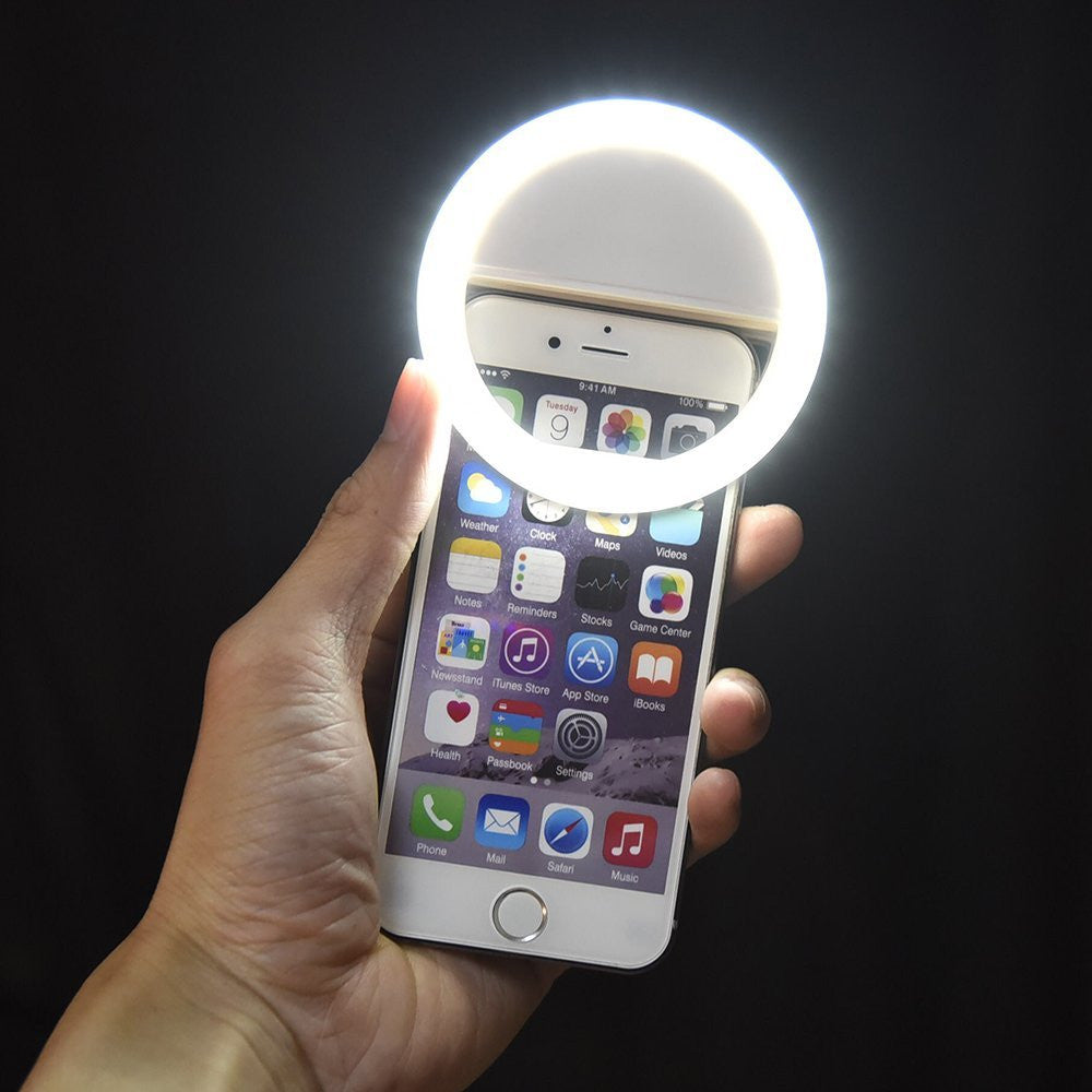 LED Ring Selfie Light for Smartphones