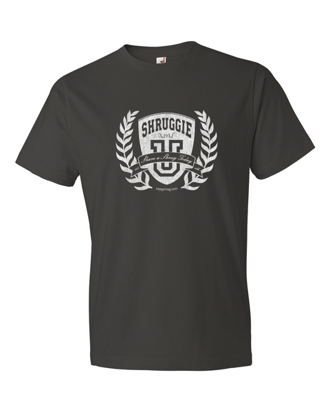 The Shruggie University Men's Tee – CopyShrug.com