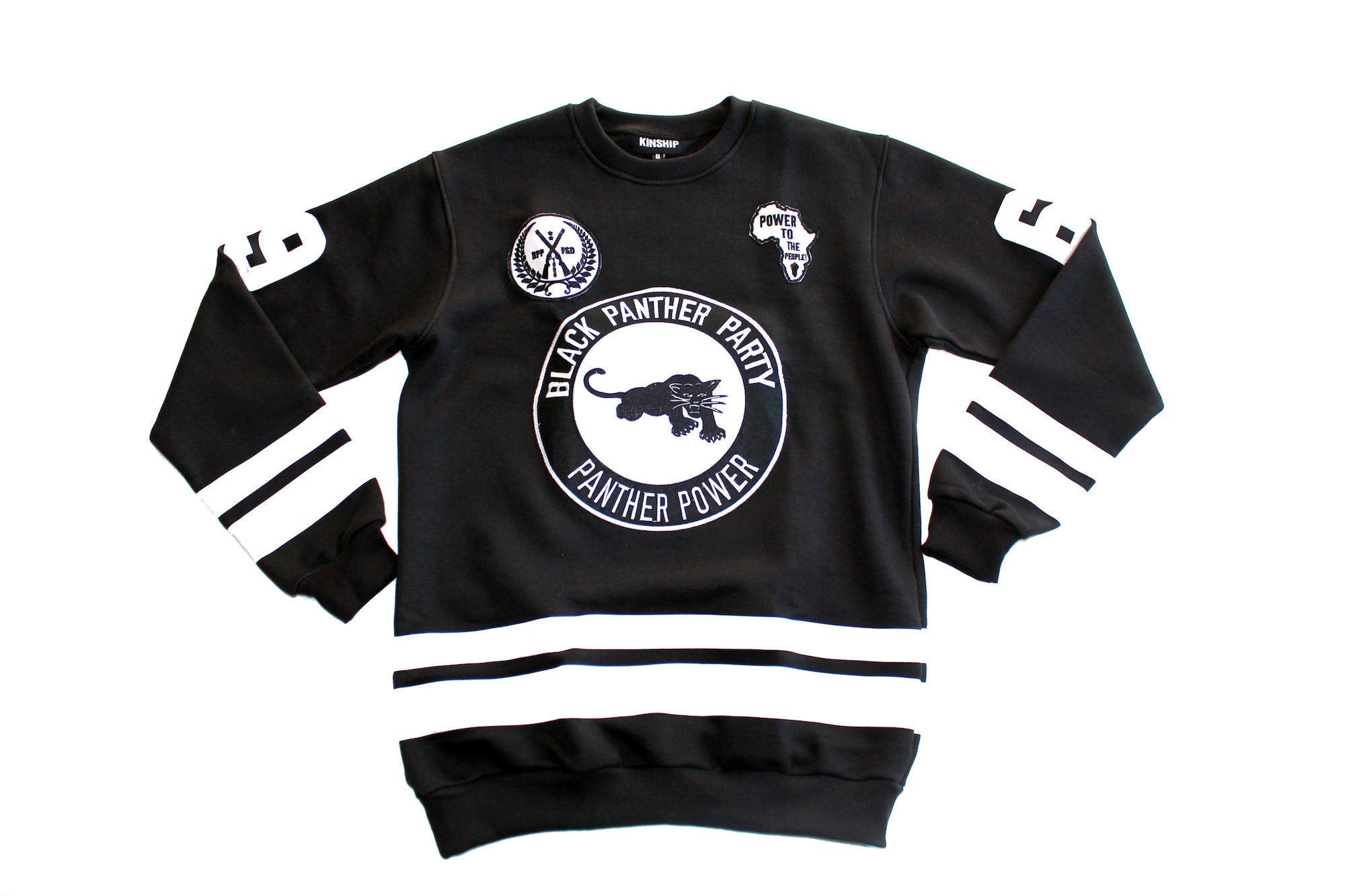 Black Panther Hockey Sweatshirt in 