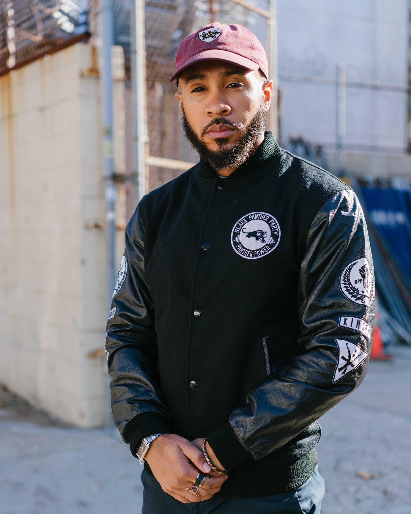 Black Panther Varsity Jacket Black Contrast – KinshipShop