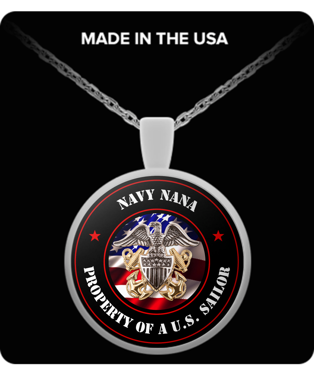 Military - Navy Nana - Property of a U.S. Sailor - Necklace