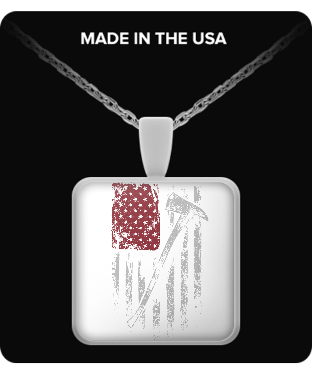 Firefighters - Patriotic Necklace