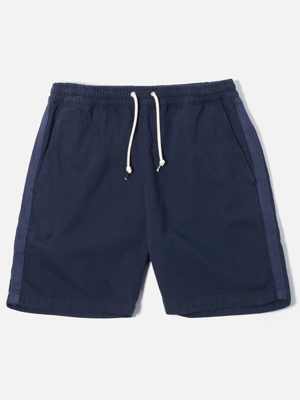 UNIVERSAL WORKS Straight-Leg Long-Length Logo-Embroidered Cotton-Twill  Shorts for Men