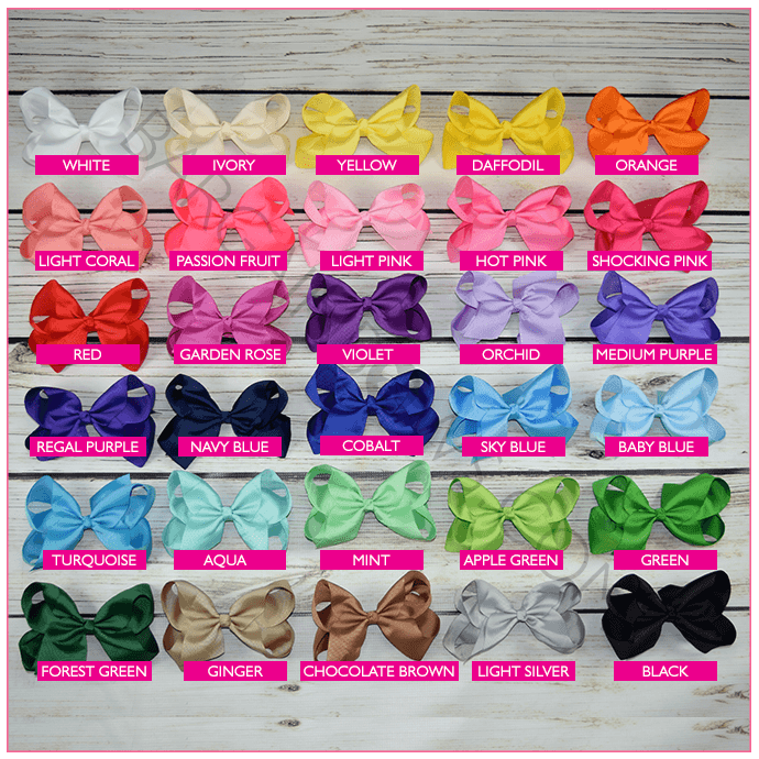 hair bows and clips