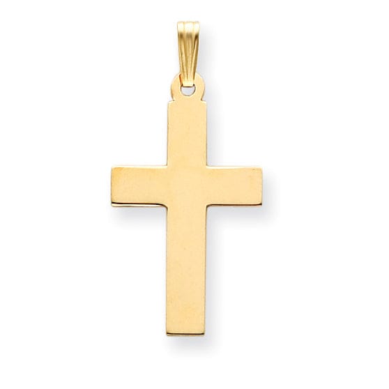 14k Yellow Gold Cross Pendant at $ 255.46 only from Jewelryshopping.com