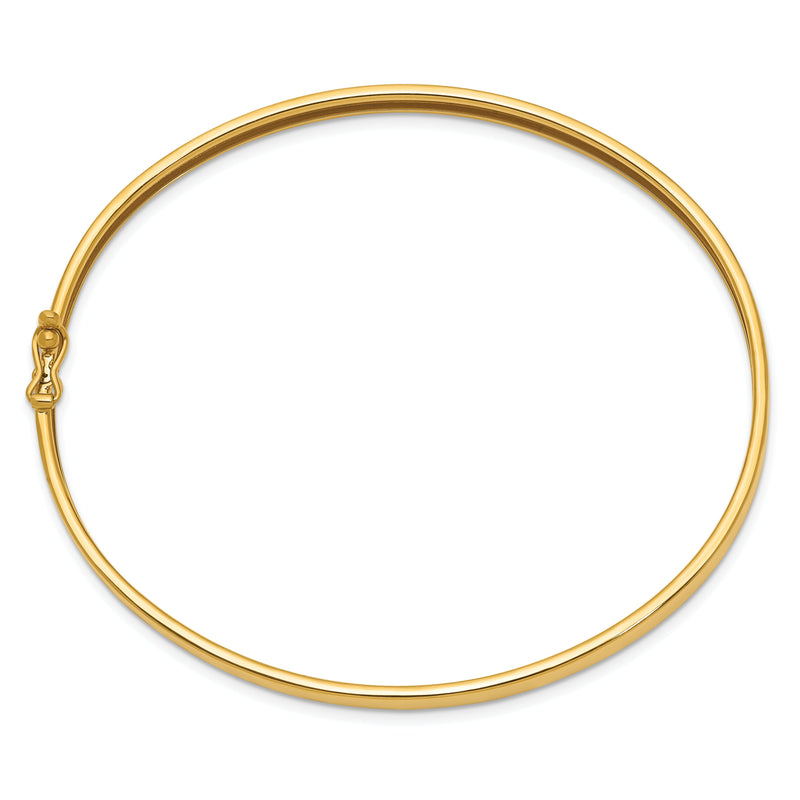 14k Yellow Gold Flexible Bangle Bracelet | Jewelry Shopping