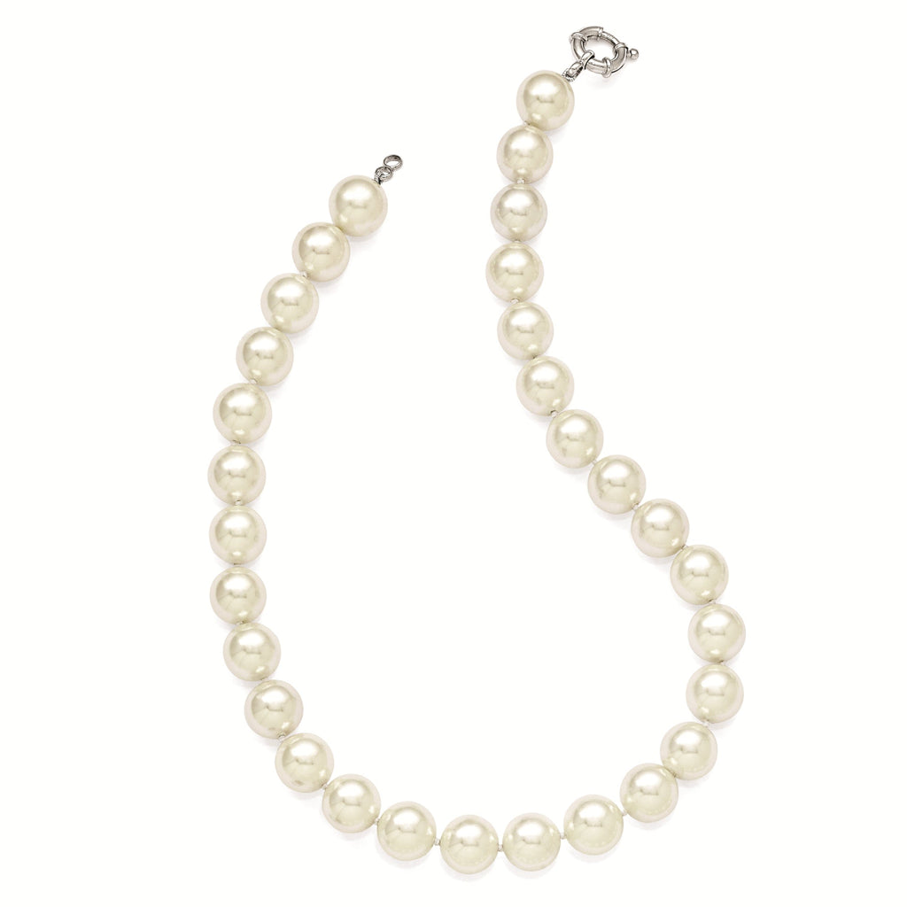 Majestik White Shell Pearl Necklace | Jewelry Shopping