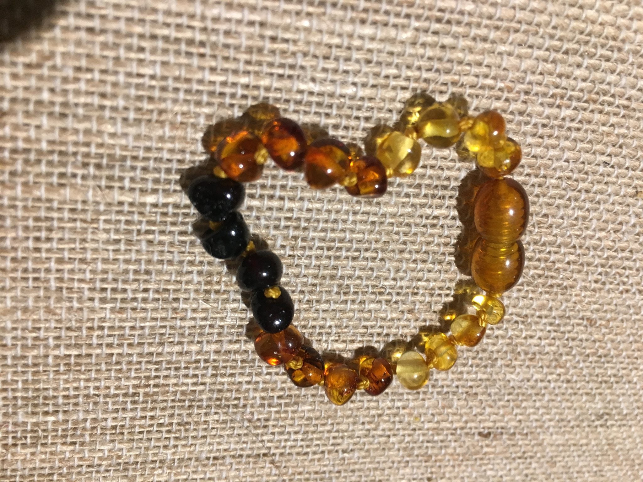 baltic amber bracelet for baby