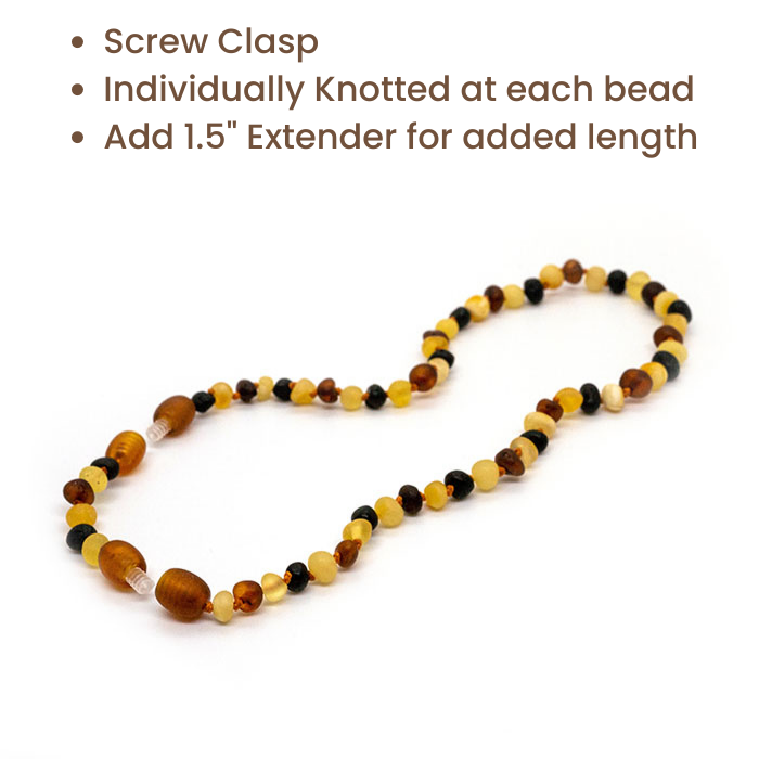 pure baltic amber teething necklace