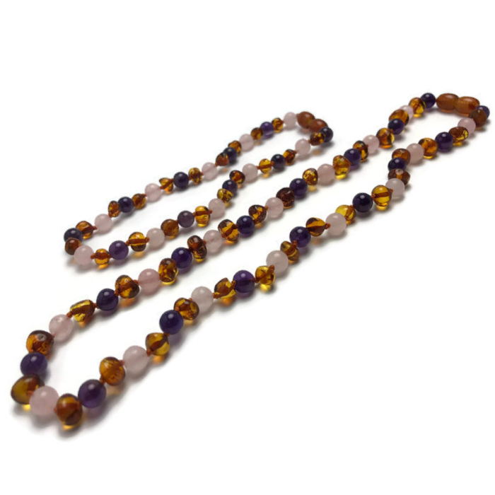 Baltic Amber and Turquoise Necklace | Amber Secrets