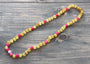 Baltic Amber Necklace - 18 19 Inch Baltic Amber Necklace Lemon Moonstone Focus Clarity