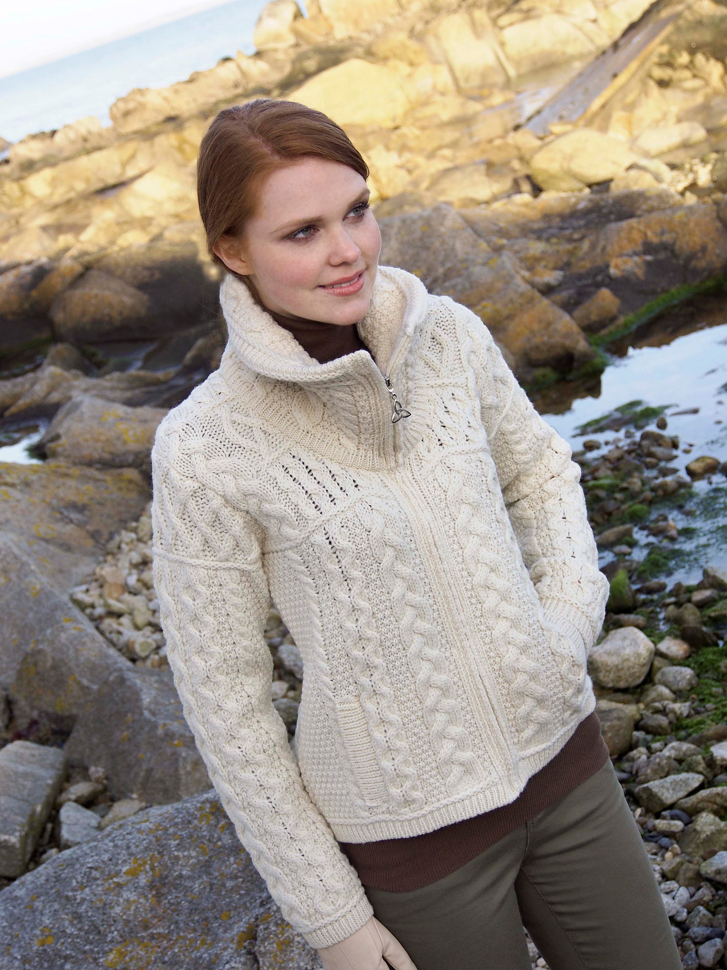 aran cardigan