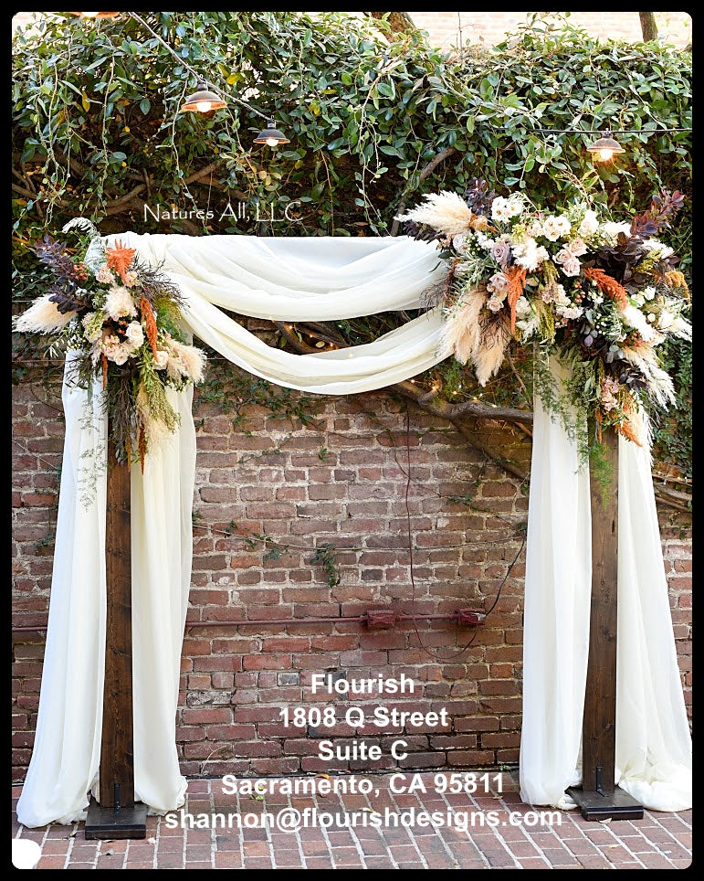 Wedding Arch Wedding Arbor Rustic Wedding Arch Complete Kit