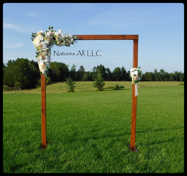 Wedding Arch/Wedding Arbor/Rustic Wedding Arch/Complete Kit/ Indoors O ...