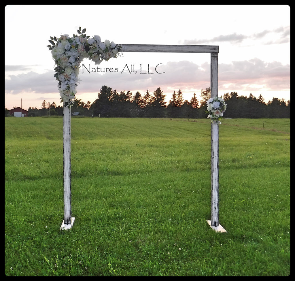 Wedding Arch Wedding Arbor Rustic Wedding Arch Complete Kit