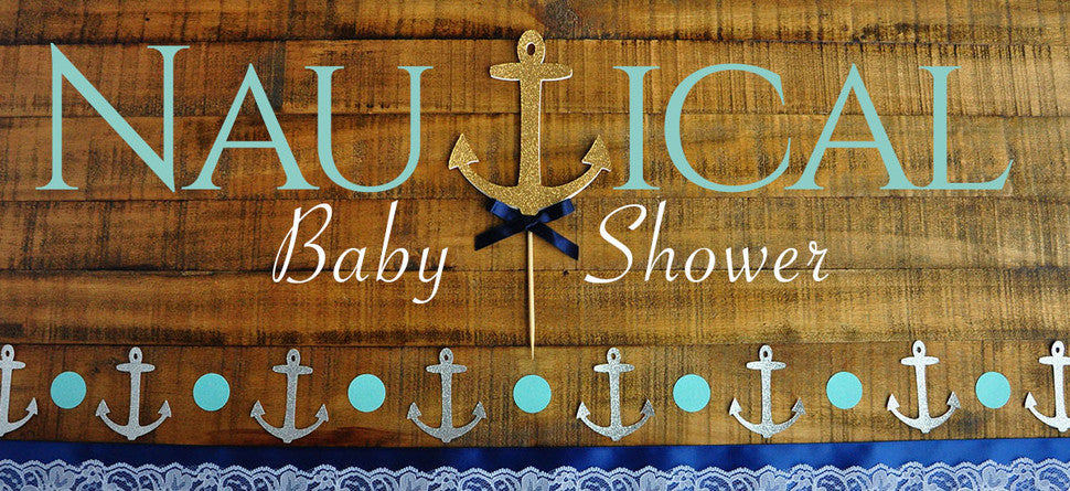 Nautical Baby Shower Confetti Momma
