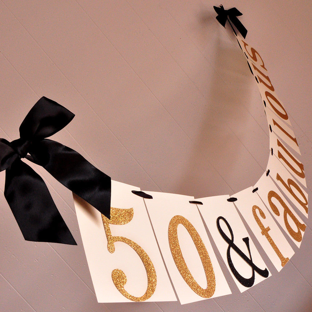 50th Birthday Decoration. Ships in 1-3 Business Days. 50 ...