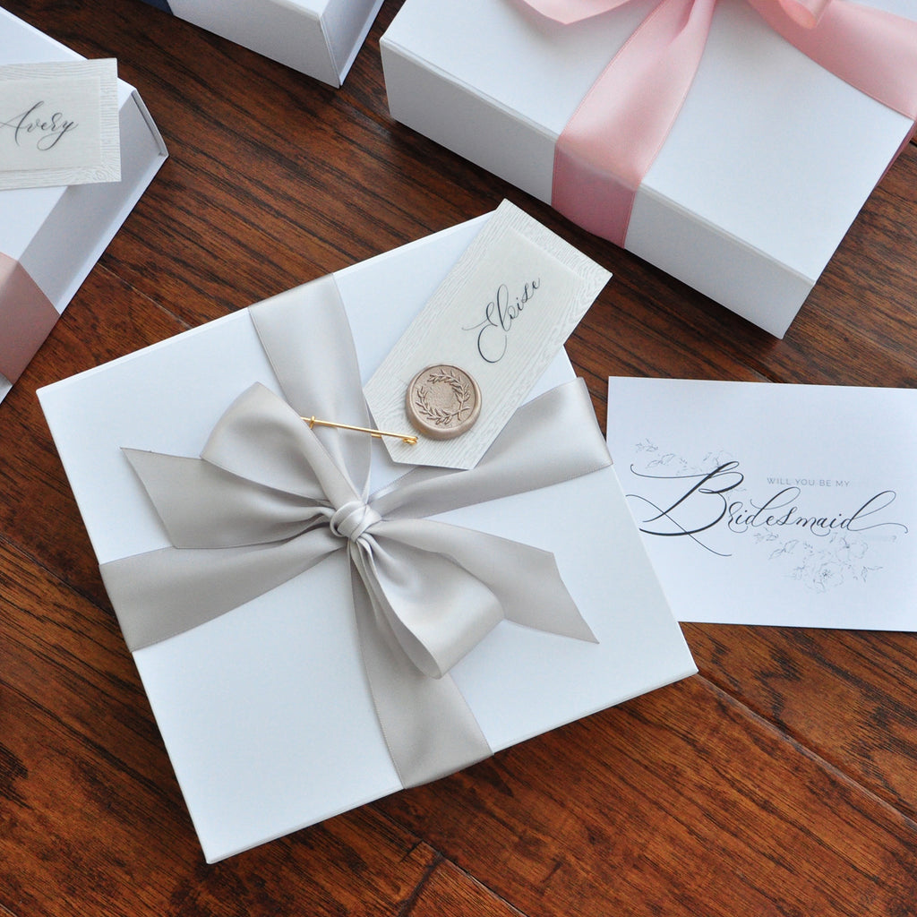 Bridesmaid Proposal Box. (Qty. 1- Unfilled Box) Personalize Gift. Brid ...