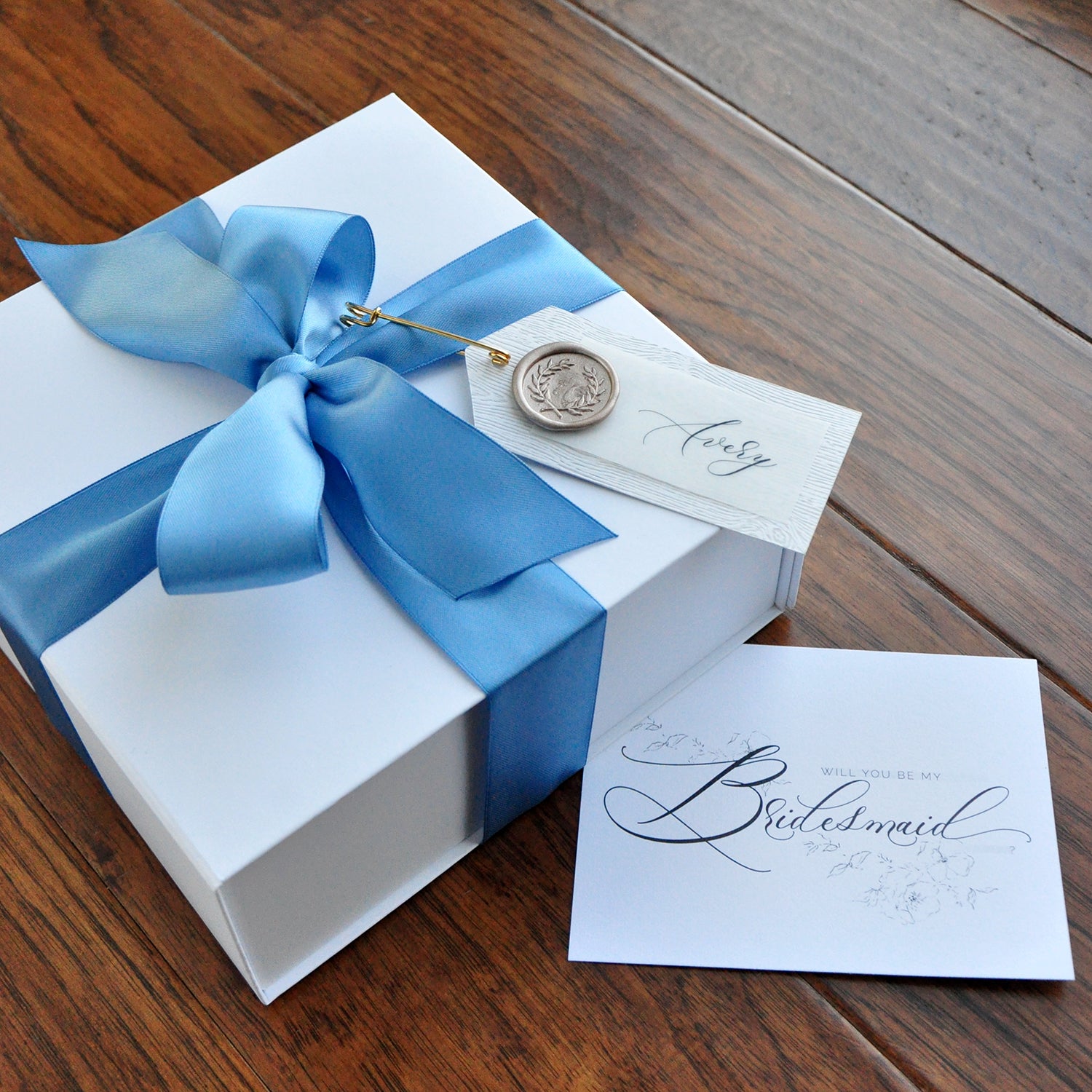 Proposal Box For Bridal Party Qty 1 Unfilled Box Personalized Bri Confetti Momma