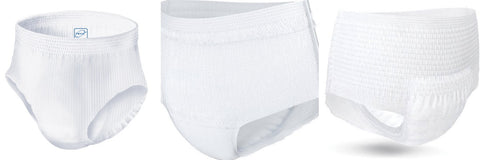 Discreet, protective disposable underwear