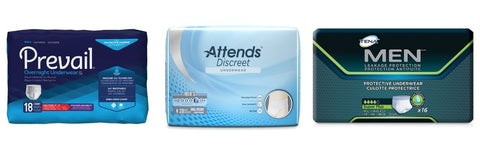 Men's disposable incontinence underwear