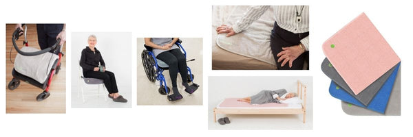 Bed pads, chair pads and bedding to help manage incontinence