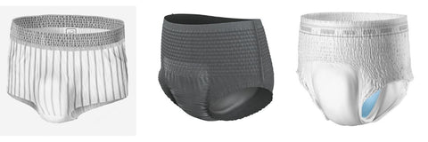 Men's disposable incontinence underwear