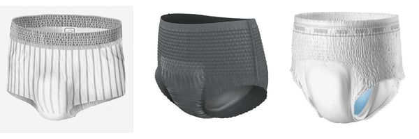 Incontinence Underwear or Pull ons for Men from