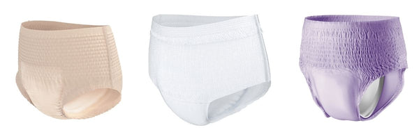 Incontinence Underwear or Pull ons for Women from